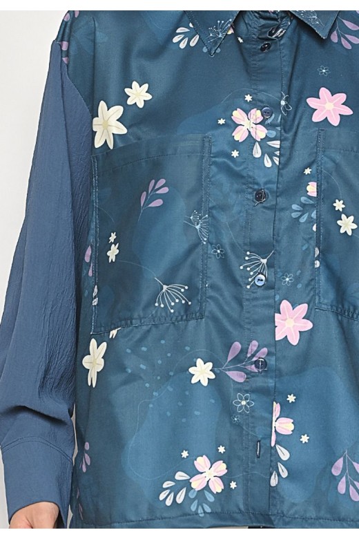 Adilla Blouse Navy